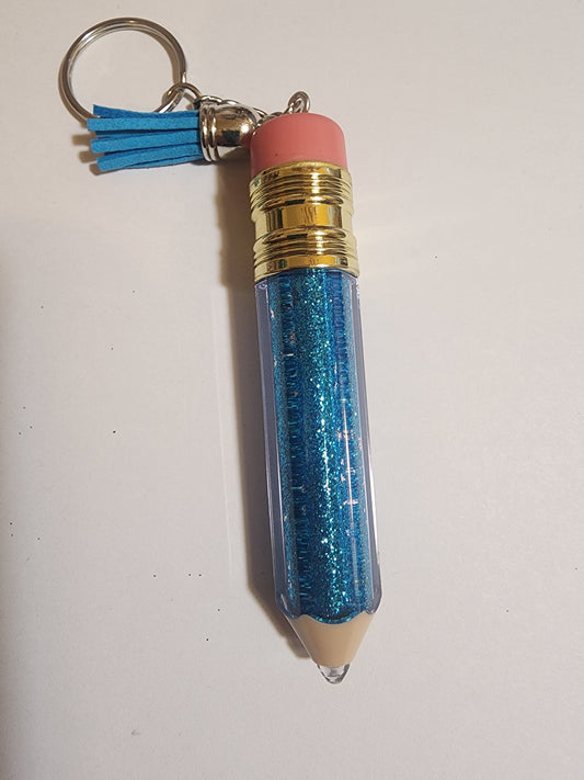 Glittered Pencil Keychain's